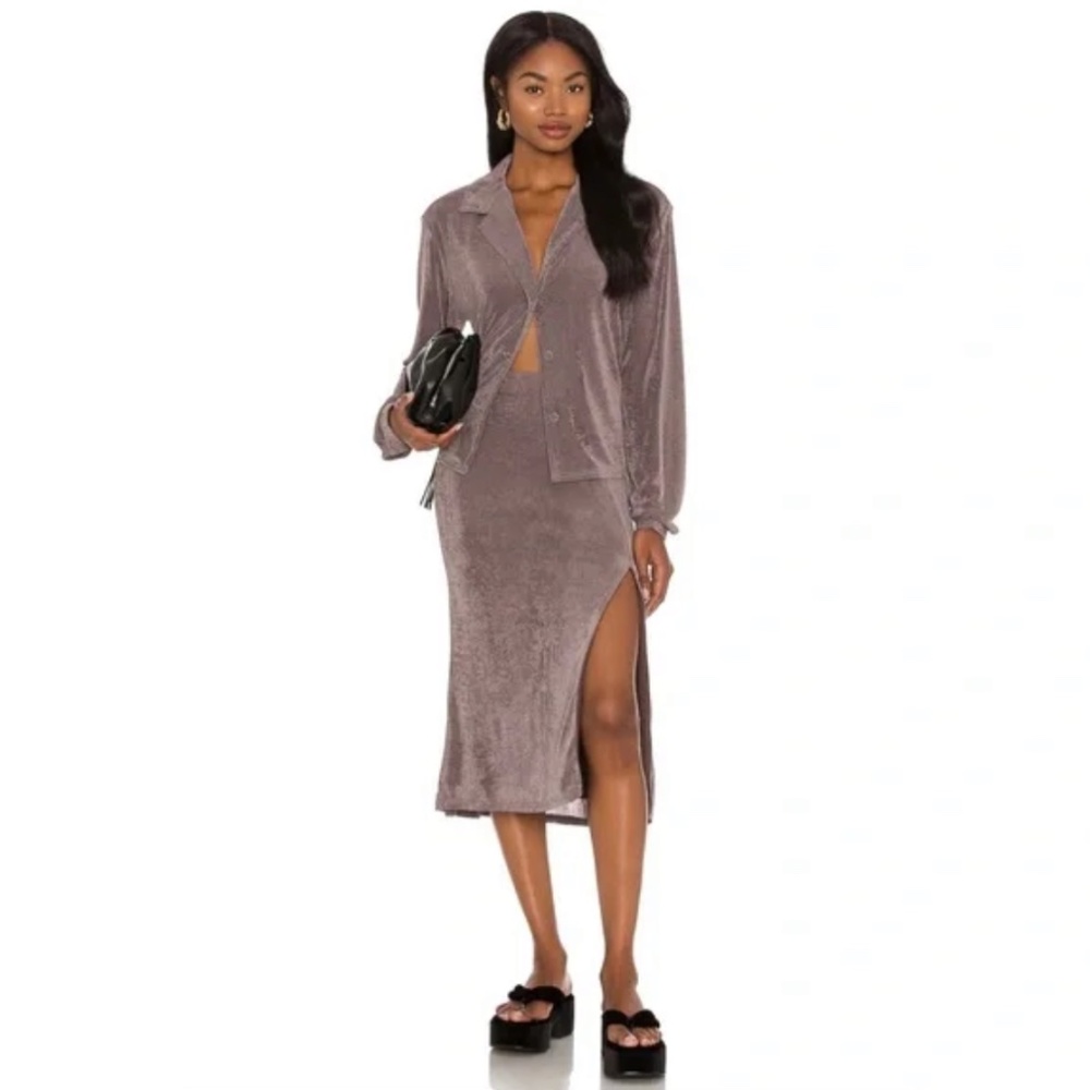 LPA Hans Skirt in Taupe - SMALL